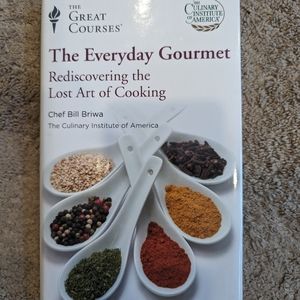 Great Courses The Everyday Gourmet Culinary Institute of America HC Book w/ Cds